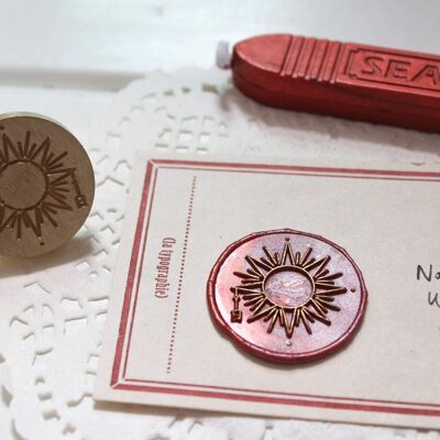 Mystic Sun Wax Seal Stamp, Note & Wish Original Seal Stamp
