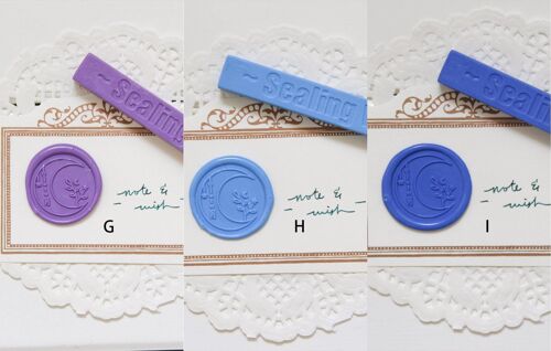 Sealing Wax with Wick, Note & Wish Sealing Wax - H. Pale Blue