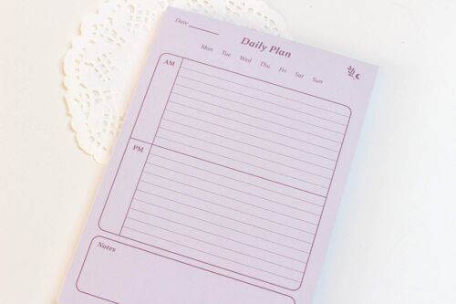 To do list, Weekly & Daily A6 Notepads - Daily Planner