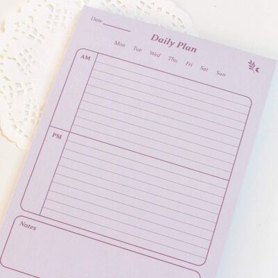 To do list, Weekly & Daily A6 Notepads - Daily Planner