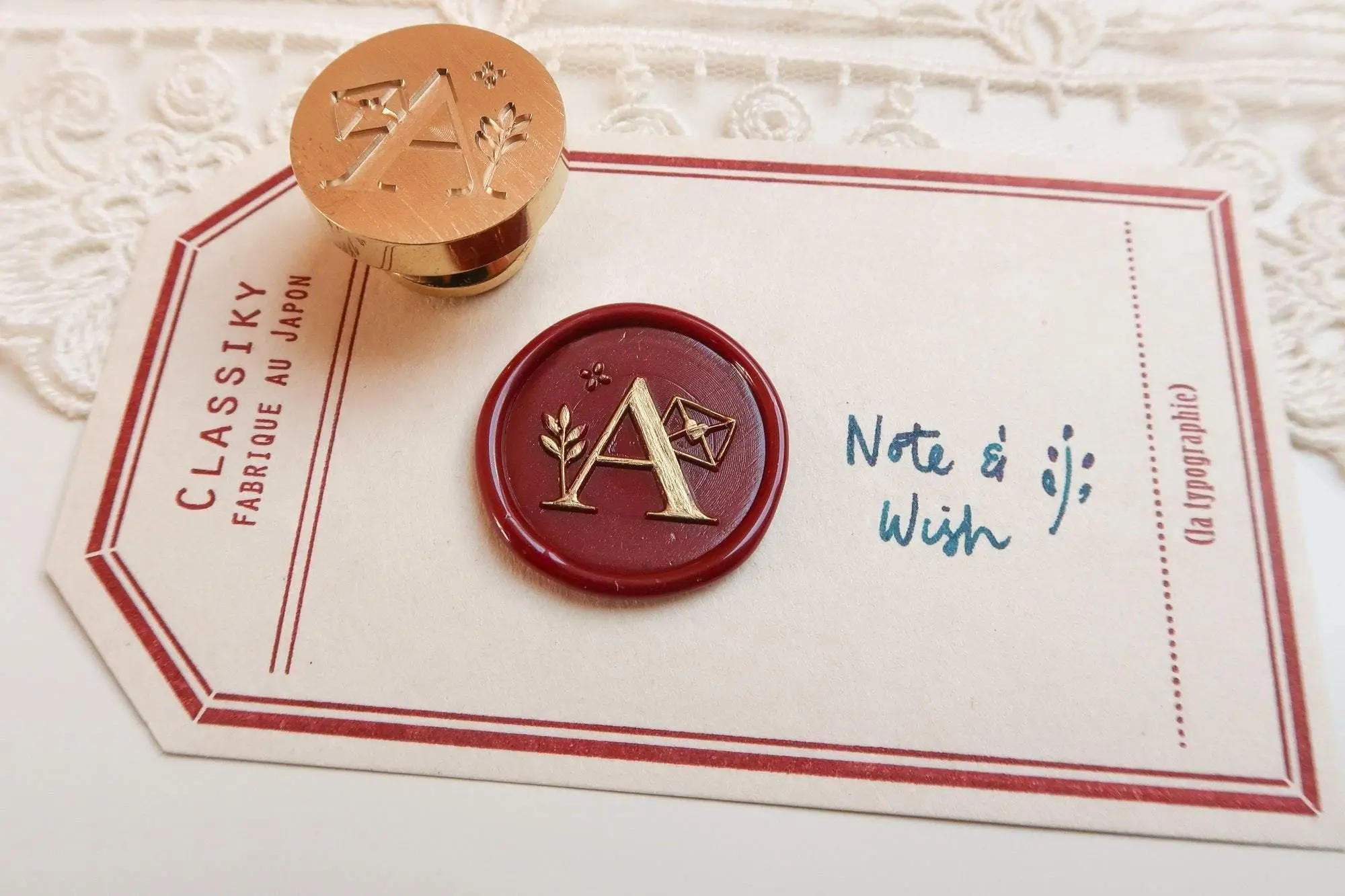 Buy wholesale Initial Seal Stamp, Note & Wish Original Seal Stamp - A ...