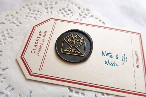 A Letter to You Wax Seal Stamp, Note & Wish Original Seal Stamp - Wax seal stamp box set (stamp, handle, wax stick & box)