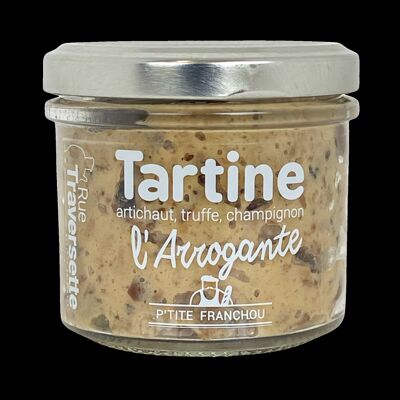 The arrogant │Spreadable vegetarian aperitif ▸Artichoke, truffle, mushroom