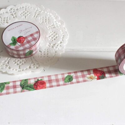 Strawberry Jam Washi Tape, Note & Wish Washi