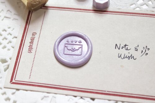 Mini Love Wax Seal, Note & Wish Original Wax Seal Stamp