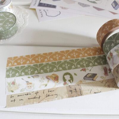 Past Times Washi Tape and Sticker Set