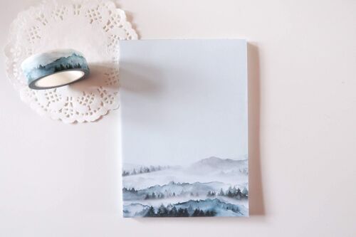 Mountain Memo Notes, A6 Notepad