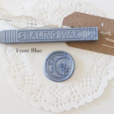 Pearlescent Pastel Sealing Sealing Wax with wick, Note & Wish Sealing Wax - 7. Blue Frost