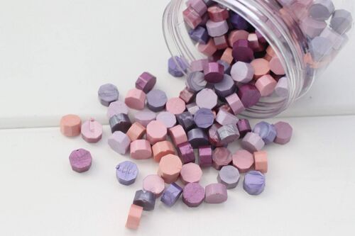 Purple Sunset Wax Seal Beads
