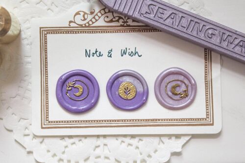 Crescent Moon Wax Seal Stamps, Moon Stamps, Note & Wish Original Wax Seal Stamp - Crescent Moon