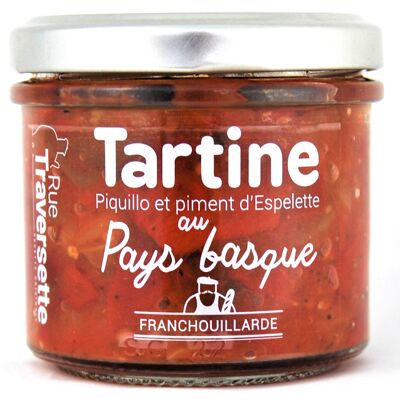 Au Pays Basque │Tartinable apéro végétarien ▸Piquillo et piment d'espelette