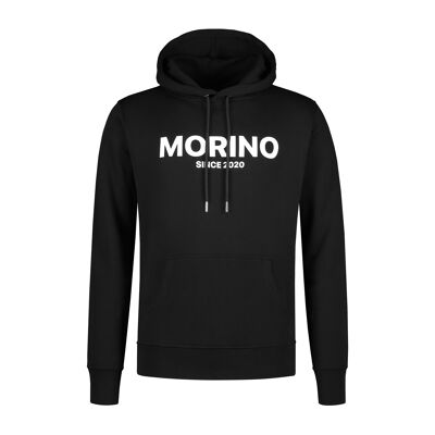 FELPA CON CAPPUCCIO LOGO MORINO