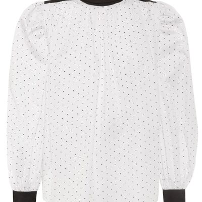 Bibi - blouse made of a cotton-silk mix