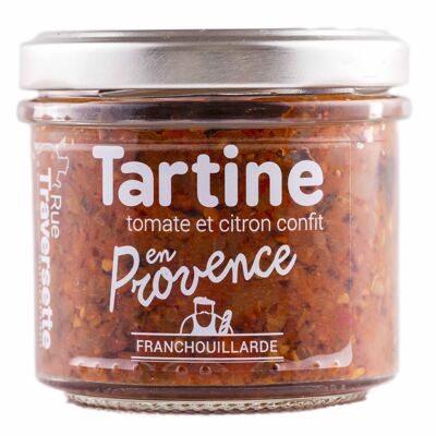 En Provence│Tartinable apéro végétarien ▸ Tomate et citron confit