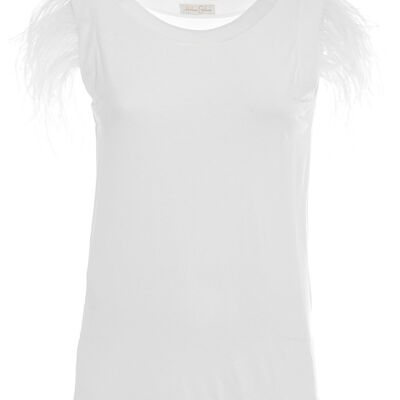 Anabel - Top with removable feathers