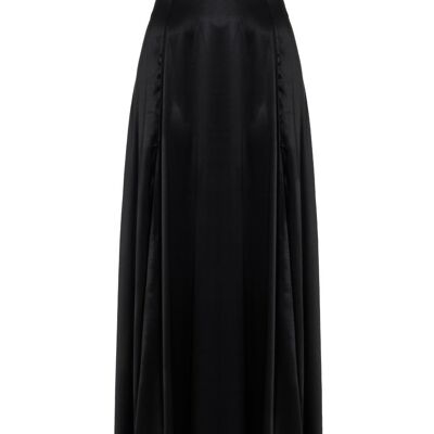 Anastasia - maxi skirt made of satin silk