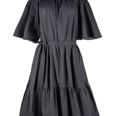 Dafne - robe midi en coton haut de gamme