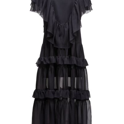 Darina - maxi dress made of cotton batiste