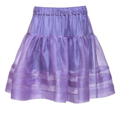 Demi skirt made of organza silk