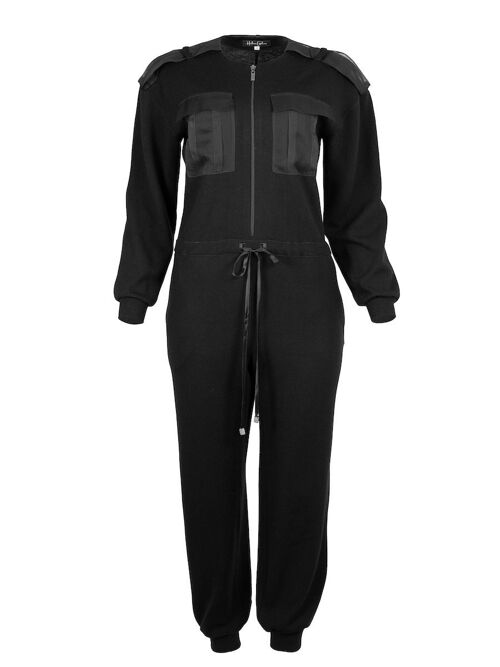 Clara - Jumpsuit mit Details aus Seide