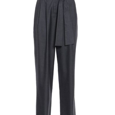 Carolin - pleated trousers made of a wool-silk mix