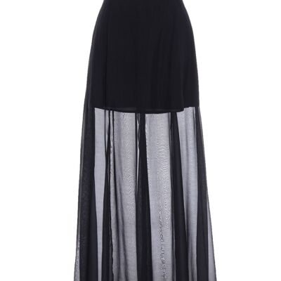 Anastasia - Floor-length skirt made of chiffon silk