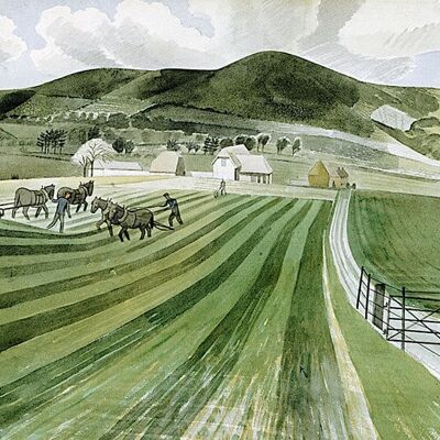 Mount Caburn, Eric Ravilious