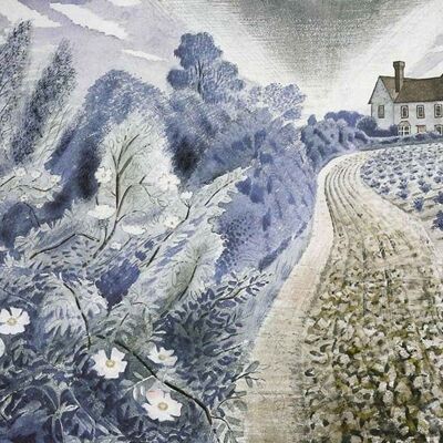 Farm House and Field, Eric Ravilious