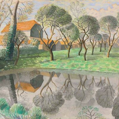 Newt Pond, Eric Ravilious