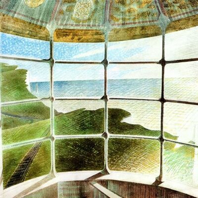 Bechy Head Lighthouse, Eric Ravilious