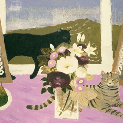 Two Cats, Mary Fedden