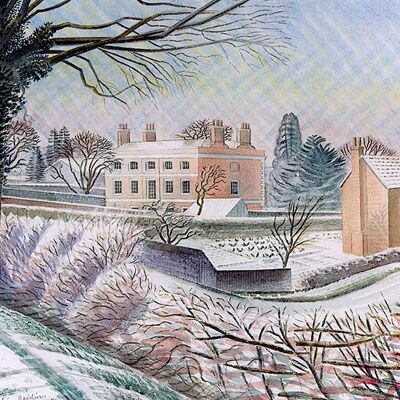 Vicarage in Winter, Eric Ravilious