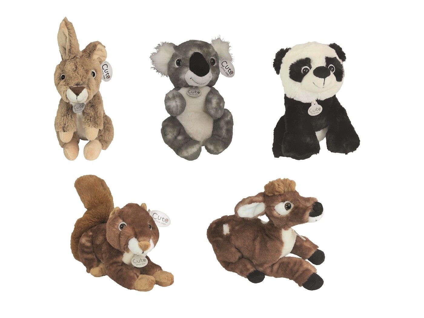 Animali della foresta ordinati 5 volte