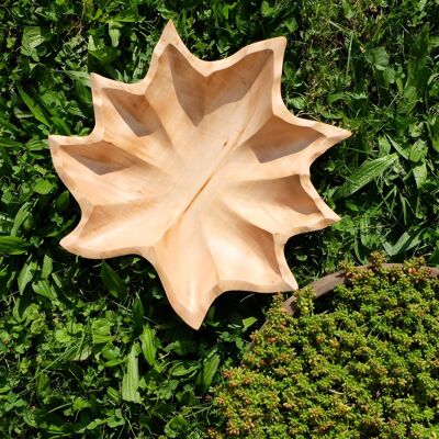 Holzschale - Obstschale - Salatschale - Schale Maple in natur - L L35xB35xH5cm
