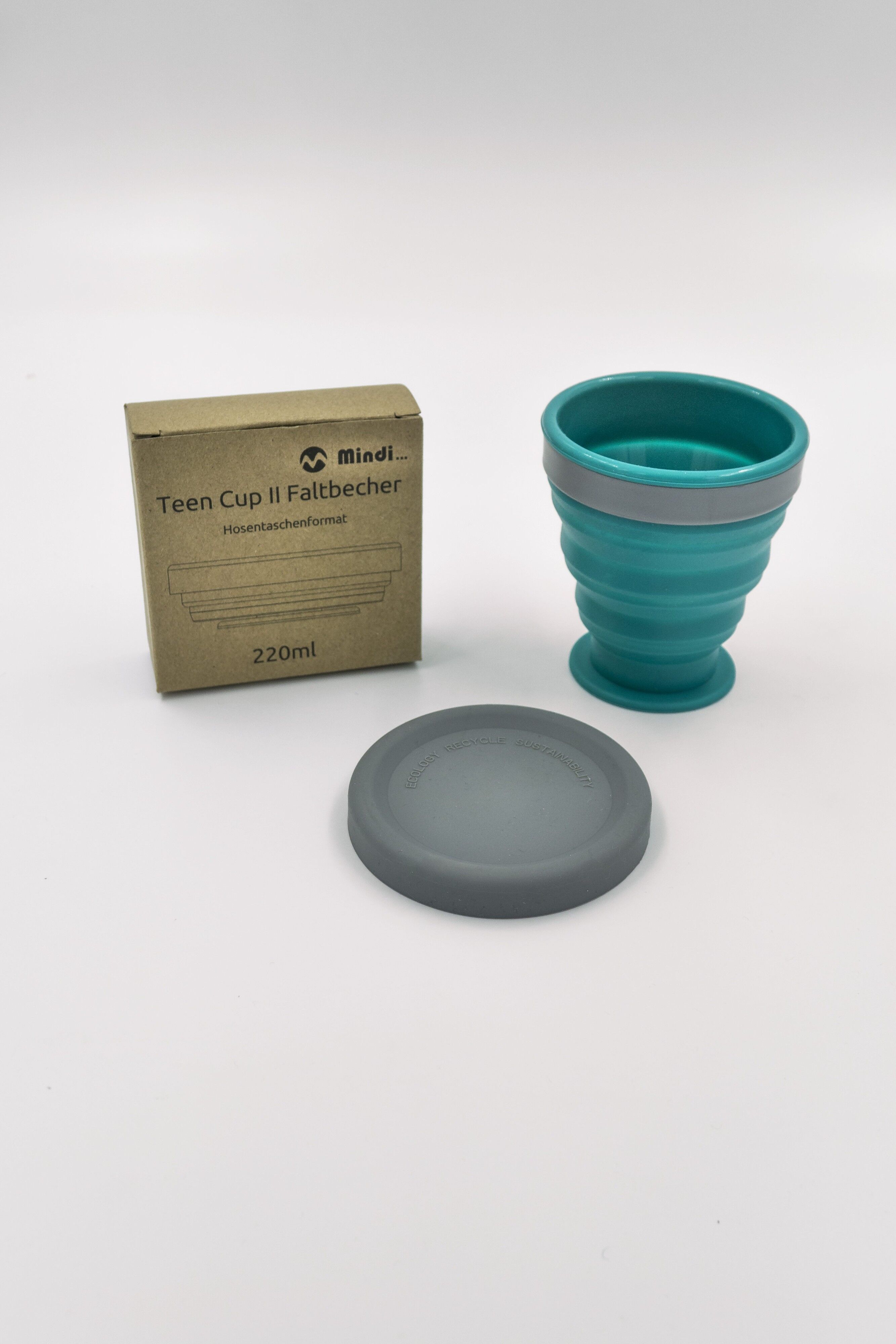 Coppa pieghevole "TeenCup", blu