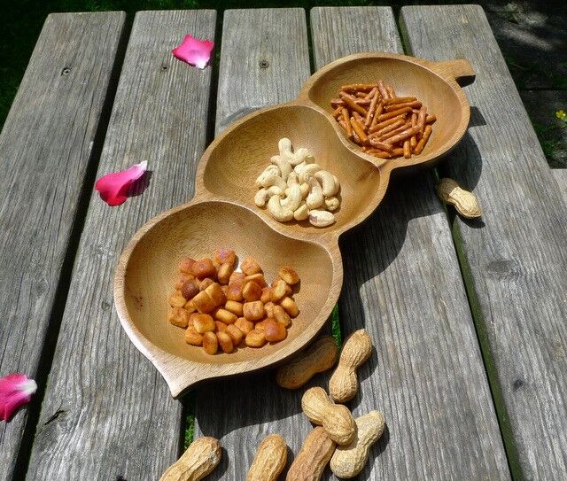 Ciotola in legno - fruttiera - insalatiera - modello Tamarind - cioccolato - L L45xP15xH5cm