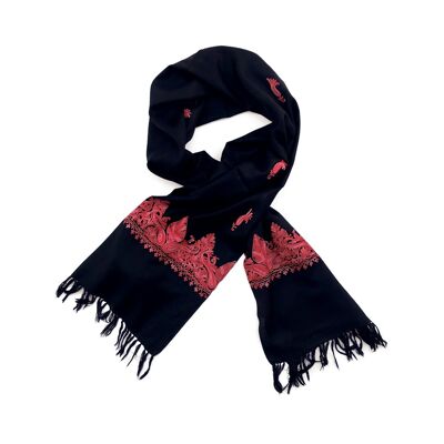 XL wool scarf "Vinasi"