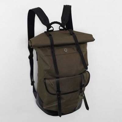 Ronan Rolltop Laptop Backpack - dark olive