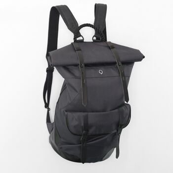 Sac à dos pour ordinateur portable Ronan Rolltop - gris acier 1