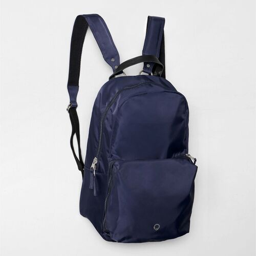 Logan Zip Top Backpack - Ink navy