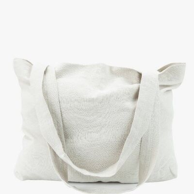 Linen shopper beige | handbag | women's bags | backpack | diaper bag