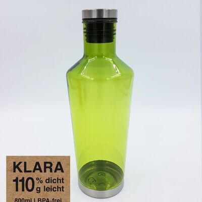 "Klara" water bottle, 800ml, green