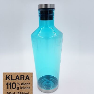 Botella de agua "Klara", 800 ml, azul