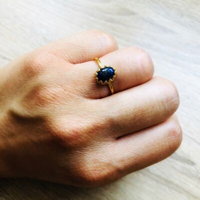 Margaux Lapis Lazuli Gold Ring
