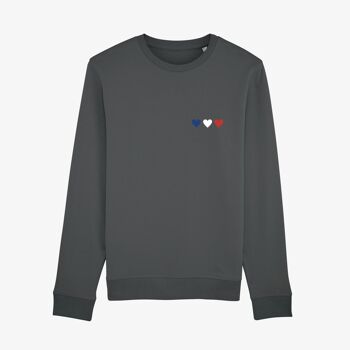 Sweat femme france coeur