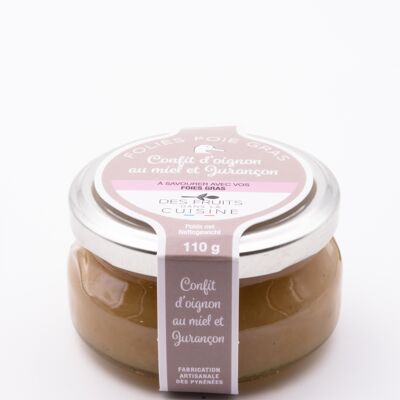 Folies Foie Gras 110g , confit d'oignon au miel et Jurançon à savourer avec le foie gras