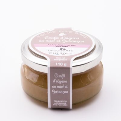 Folies Foie Gras 110g , confit d'oignon au miel et Jurançon à savourer avec le foie gras