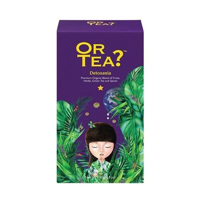 Detoxania- té verde orgánico con hierbas y frutas - Paquete de recarga - 100g