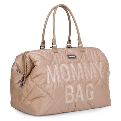 Mommy bag sac a langer - matelassé - beige