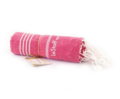 Fouta bio fuchsia